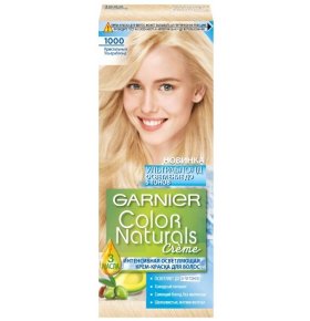 Крем-краска для волос 1000 Кристальный Ультраблонд Garnier Color Naturals 110 мл
