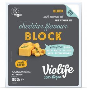 Сыр веганский Чеддар VioLife 200 гр