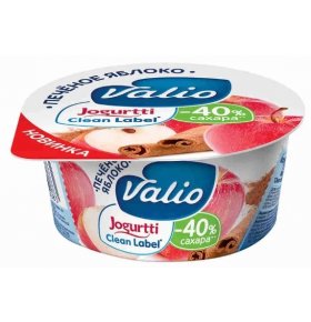Йогурт Печеное яблоко с корицей 2,9% Valio 120 гр