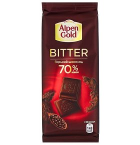 Шоколад Bitter горький 70% Alpen Gold 80 гр