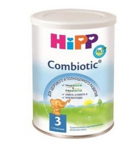Молочная смесь Combiotic 3 Hipp 350 гр