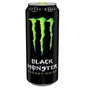 Напиток энергетический Black Monster Energy 0,5 л