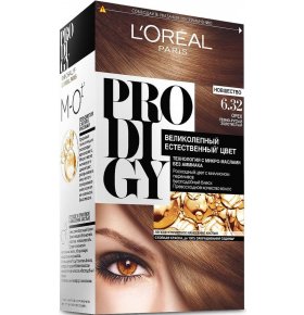 Краска для волос L"Oreal Paris Prodigy, оттенок 6.32, Орех, 265 мл