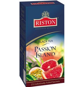 Черный чай Остров Наслаждений Riston 25 шт х 1,5 гр