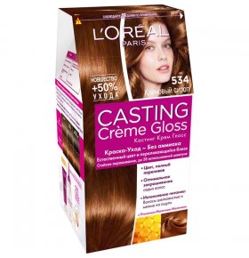 Краска для волос Casting Creme Gloss без аммиака оттенок 534 Кленовый сироп LOreal Paris 1 шт