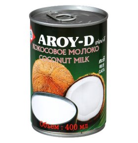 Молоко кокосовое 60% Aroy-D 400 мл