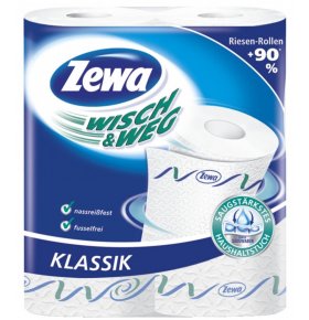 Полотенца бумажные Zewa Wisсh and Weg 2 слоя 2 шт