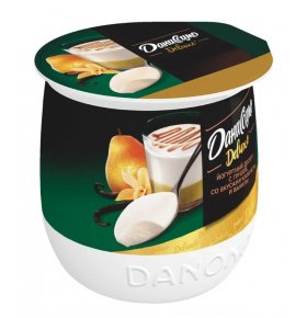 Йогурт Deluxe с грушей ванилью и карамелью 4,2% Даниссимо 160 гр
