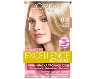 Краска для волос L'Oreal 9.1 Excellence 1шт