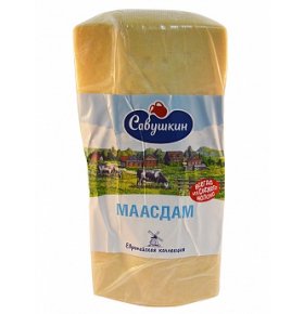 Сыр Маасдам 45% Савушкин продукт 3 кг