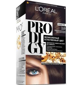 Краска для волос LOreal Paris Prodigy, оттенок 3.0, Темный Шоколад, 265 мл