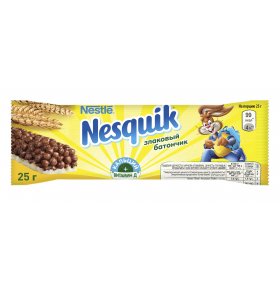 Шоколадный батончик с цельными злаками Nestle Nesquik 4 х 25 г