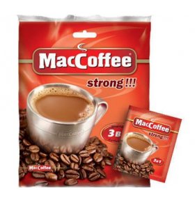 Кофе растворимый 3 в 1 MacCoffee Strong 16 г