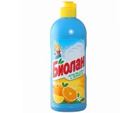 Средство для мытья посуды Биолан Апельсин и Лимон 450 мл