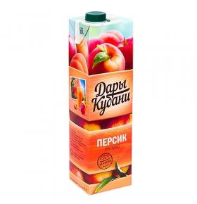 Нектар персиково яблочный с мякотью Дары Кубани 1 л