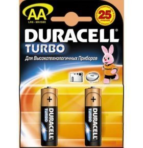 Батарейка Duracell MX 1500 02 Turbo AA 2шт/уп