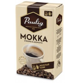Кофе натуральный жареный Paulig Mokka молотый 450г