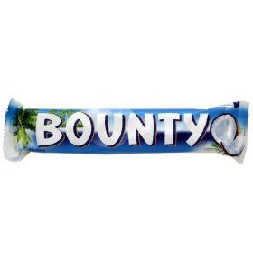 Батончик молочный шоколад Bounty 55 гр