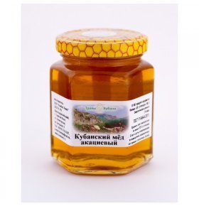 Мед натуральный кубанский акациевый 250 гр