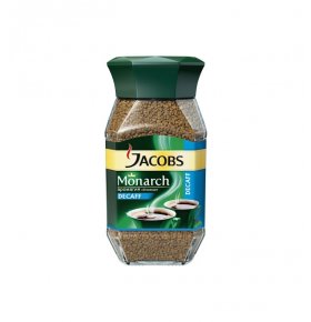 Кофе растворимый Decaff без кофеина Jacobs Monarch 95 гр