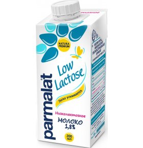 Молоко низколактозное 1,8% Parmalat 0.2 л