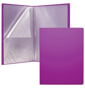 Папка файловая пластиковая Matt Classic A4 фиолетовый ErichKrause 1 шт
