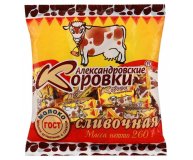 Конфеты сливочные Александровские коровки 250 гр