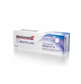 Паста зубная Blend-a-med 3D White Luxe Pearl 75мл