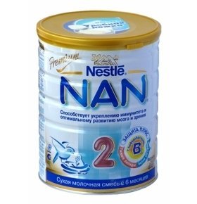 Заменитель грудного молока Nestle Nan2 800г