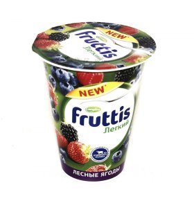 Продукт йогуртный Fruttis Легкий лесная ягода 310г 0,1%