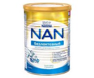 Смесь безлактозный с рождения Nestle NAN 400 гр