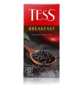 Чай черный Tess breakfast 25 шт х 1,8 гр