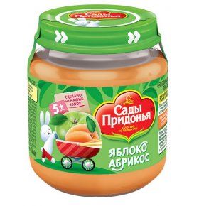 Пюре яблоко - абрикос Сады Придонья 120 гр