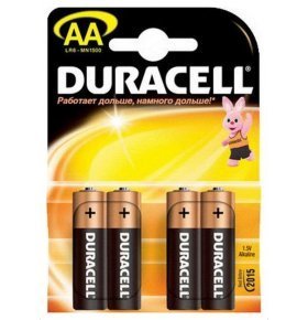 Батарейка Duracell AA/ MN1500 KPN 04 4шт/уп