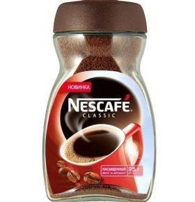 Кофе натуральный растворимый Nescafe Classic 95г