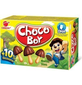 Печенье Шоколадные грибочки Chocoboy Orion 100 гр