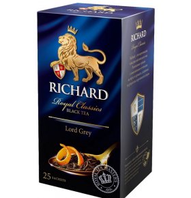 Чай черный в пакетиках Lord Grey Richard 25х2 гр