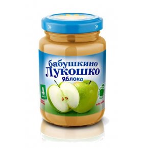 Пюре яблочное Бабушкино Лукошко 100 гр