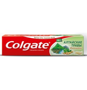 Зубная паста Алтайские Травы Женьшень Colgate 100 мл