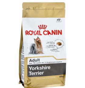 РОЯЛ КАНИН Д/ЙОРКШИР 28 0,5КГ Корм сухой Royal Canin "Yorkshire Terrier Adult", для собак породы йоркширский терьер в возрасте от 10 месяцев, 500 г