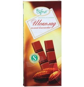 Шоколад Темный классический на сорбите Bifrut 100 гр