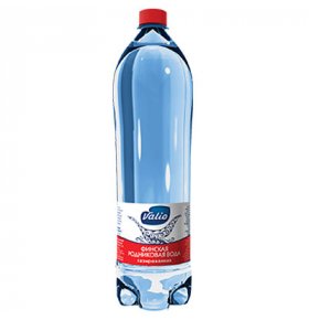 Вода родниковая газированная Valio 1,5 л