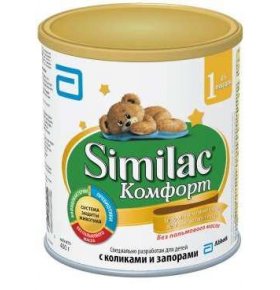 Детское питание смесь Комфорт 1 с рождения Similac 375 гр
