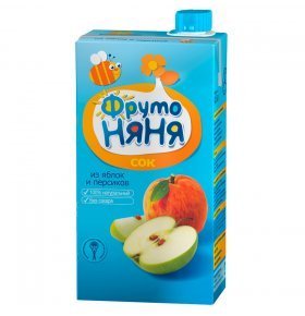 Сок яблочно-персиковый ФрутоНяня 0,5 л