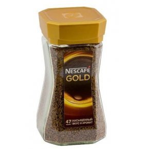 Кофе натуральный растворимый Nescafe Gold  95г
