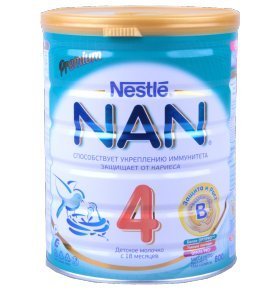 Сухая молочная смесь с пребиотиками Nan 4 800 гр