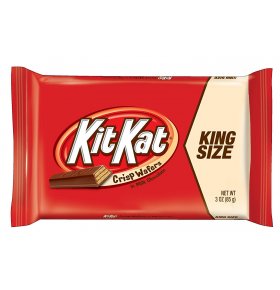 Молочный шоколад кинг сайз с хрустящей вафлей Kitkat 58 гр