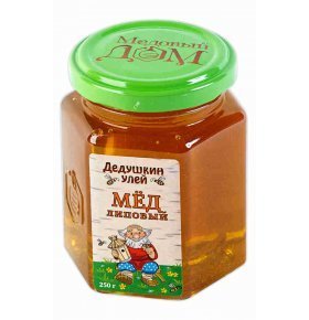 Мед липовый Дедушкин улей 250 гр