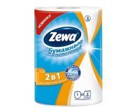 Бумажные полотенца 2-слойные 2 в 1 Zewa 1 шт