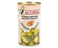 Оливки зеленые с лососем Acorsa 350 гр